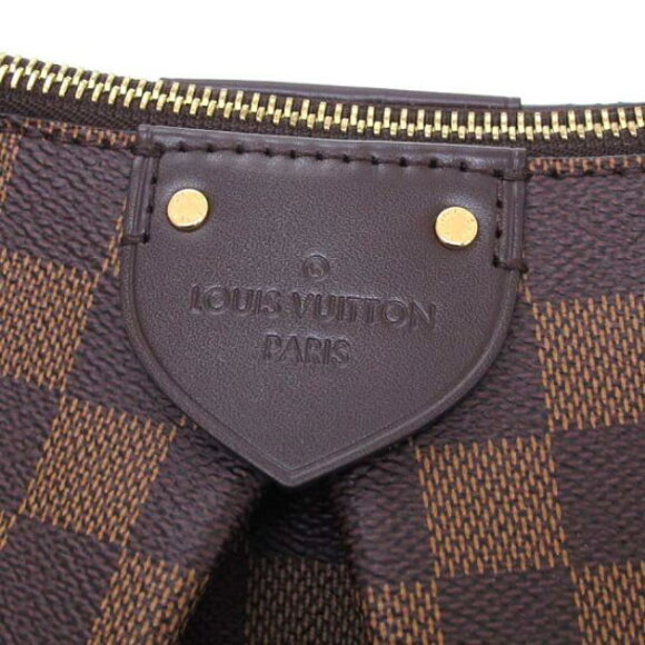 Louis Vuitton Damier Ebene Sienna Shoulder Bag Brown - Picture 4 of 8